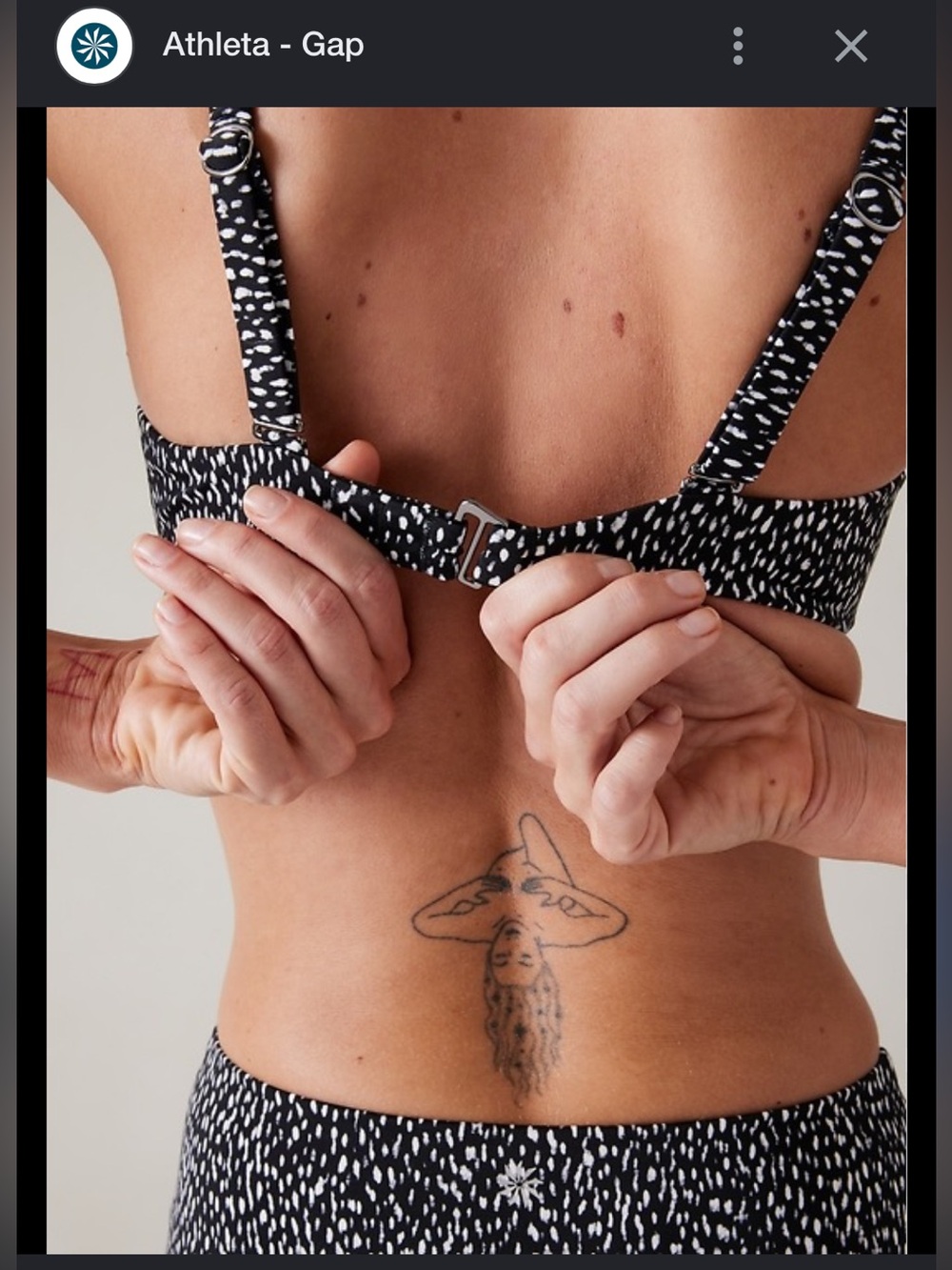 NWT Athleta Bikini Top - M